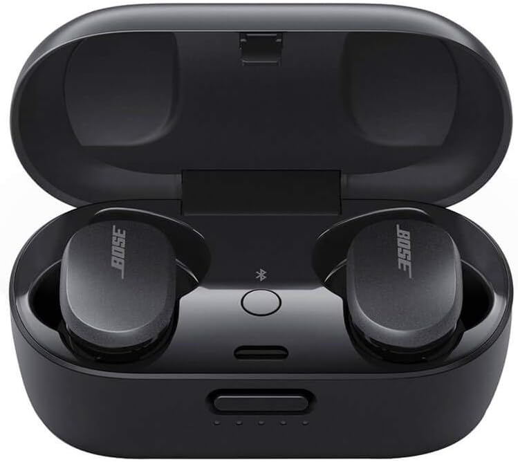 Bose Quiet Comfort Earbuds True Wireless Noise Cancelling In-Ear Triple - Black - 831262-0010