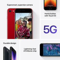 Spectrum Apple iPhone SE 3rd Gen - 64GB - Midnight - MMX53LL/A-SPEC – R3NEW