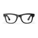 Ray-Ban Meta - Wayfarer glasses with Meta AI, Audio, Photo, Video Compatibility - Clear Lenses - Shinny Black