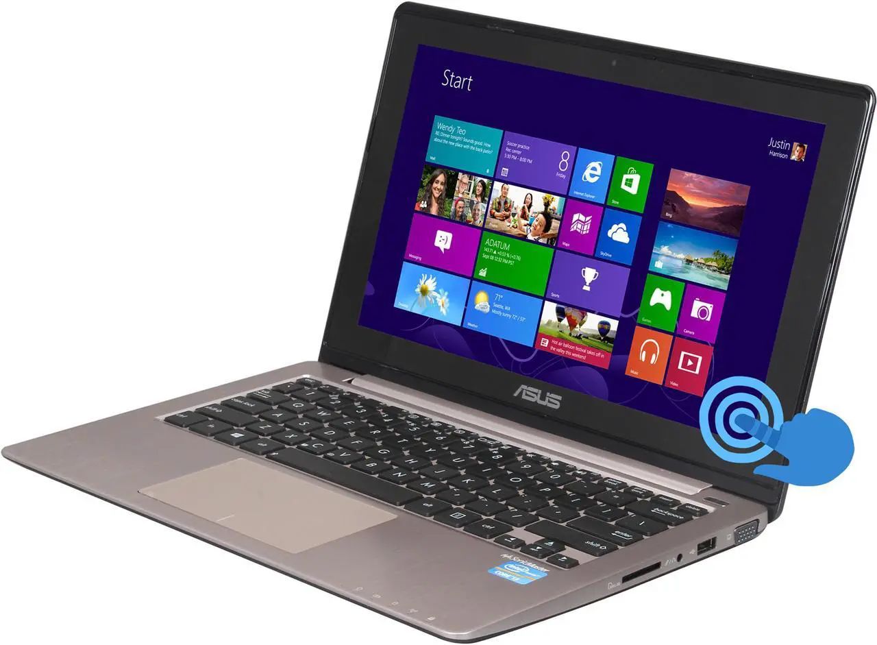 Asus VivoBook - WXGA Touch - i3-3217U - 4GB RAM - 500GB HDD - Gray