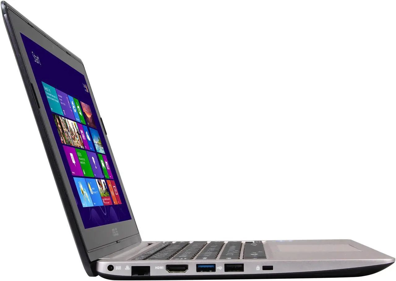 Asus VivoBook - WXGA Touch - i3-3217U - 4GB RAM - 500GB HDD - Gray