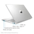 HP Notebook HD - i3-1005G1 - 4GB RAM - 128GB SSD - Natural Silver - 15-dy1024wm