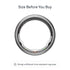 Oura Ring Gen3 - Horizon - Size 10 - Brushed Titanium - JZ90-52594-10