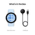 Samsung Galaxy Watch FE Smartwatch 40mm BT with Blue Band - Silver - (2024)