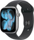 Apple Watch Series 11 (GPS+Cell) 46mm Space Gray Aluminum Case w/ Black Sport Band - M/L