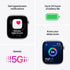 Apple Watch Series 11 (GPS+Cell) 46mm Space Gray Aluminum Case w/ Black Sport Band - M/L