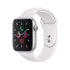 Apple Watch Series 5 (GPS,40MM) Silver Aluminum Case with White Band - MWV62LL/A