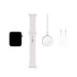 Apple Watch Series 5 (GPS,40MM) Silver Aluminum Case with White Band - MWV62LL/A