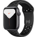 Apple Watch Nike Series 5 (GPS) 44mm Space Gray Aluminum - Anthracite/Black Sport Band - MX3W2LL/A