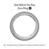 Oura Ring4 mart Ring  - Size 11 - Silver - JZ90-54220-11