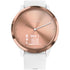 vivomove HR RoseGold Stainless Steel Bezel WhiteCase & SiliconeBand 010-01850-12