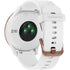 vivomove HR RoseGold Stainless Steel Bezel WhiteCase & SiliconeBand 010-01850-12