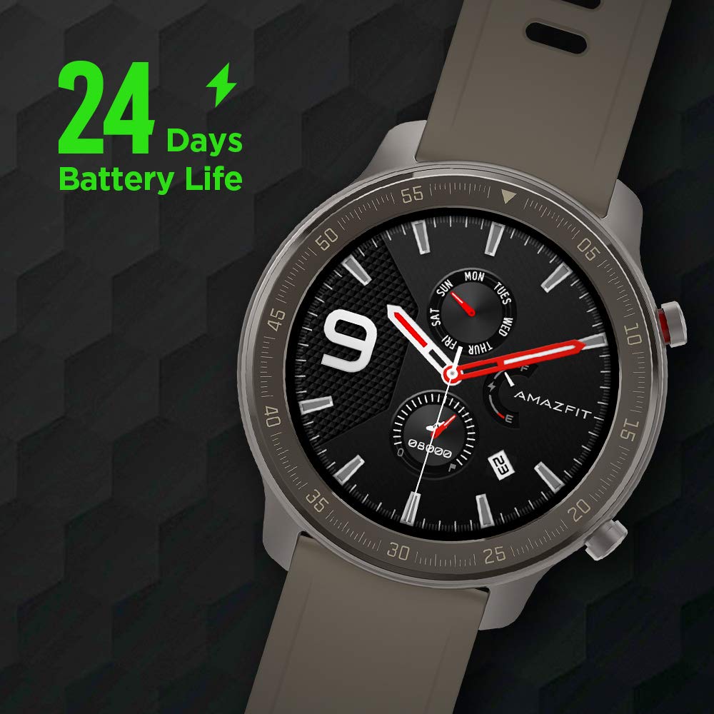 Amazfit - GTR Smartwatch 47mm - Titanium - W1902US3N