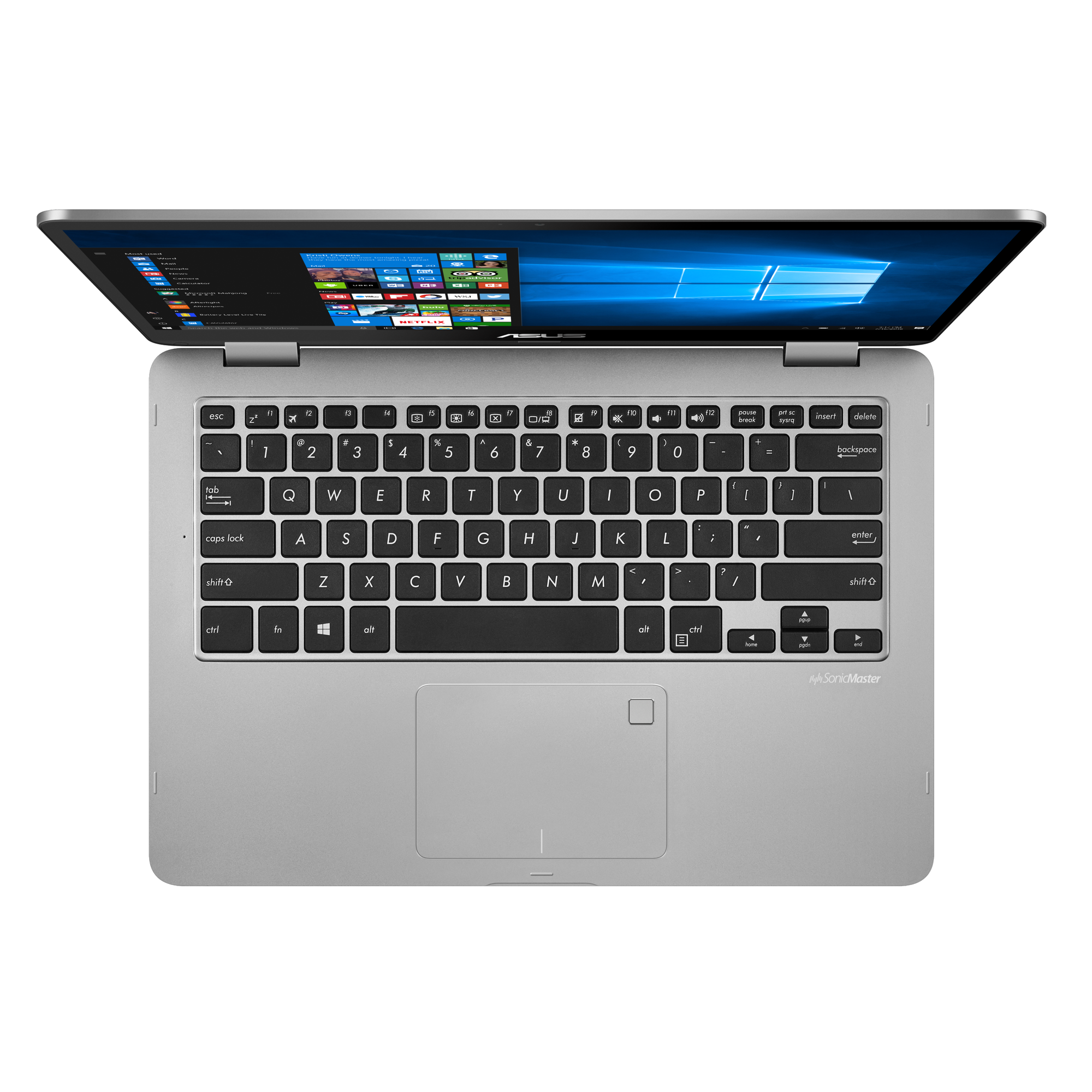 ASUS VivoBook Flip 14 2-in-1 Laptop 14" FHD Touch i3 4GB RAM 128GB SSD Win 10 S
