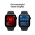 Apple Watch Series 11 (GPS+Cel) 46mm Alum Case w/ Black Band - M/L - Jet Black