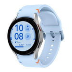 Samsung Galaxy Watch FE Aluminum Smartwatch 40mm LTE with Blue Band - Silver - (2024)