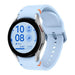 Samsung Galaxy Watch FE Aluminum Smartwatch 40mm LTE with Blue Band - Silver - (2024)