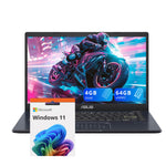 ASUS Vivobook E410KA FHD Intel Pentium N6000 - 4GB - 64GB SSD Blue E410KA-PM464