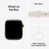 Apple Watch Series 10 (GPS+Cell) 42mm Gold Titanium Case with Starlight Sport Band - M/L