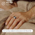 Oura Ring4 - Smart Ring - Size 5 - Silver  JZ90-54217-05