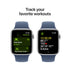 Apple Watch SE 2nd Gen (GPS+Cell) 44mm Silver Aluminum Case with M/L Denim Band