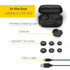 Jabra - Elite 85t True Wireless Advanced Active Noise Cancelling Earbuds - Titanium Black