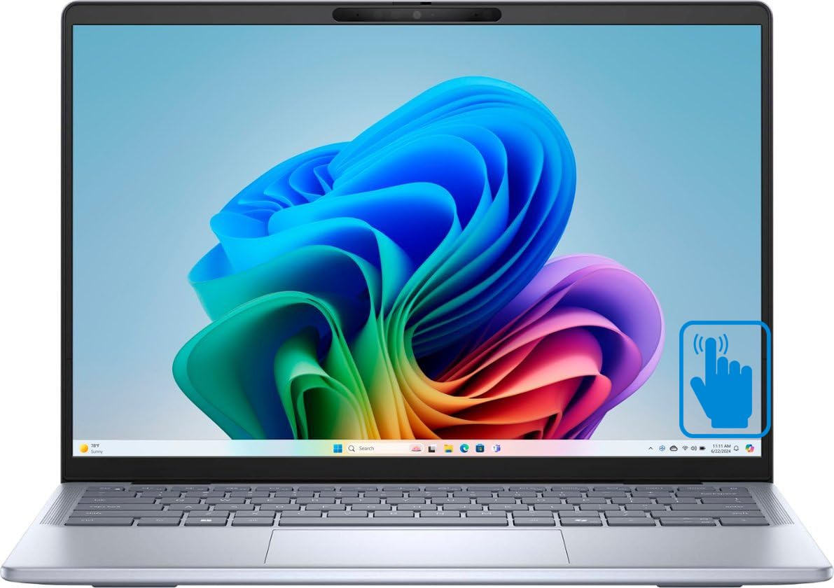 Dell - Inspiron 14 Plus 14 QHD Touch Screen Laptop - Snapdragon X Plus Copilot+ PC with 16GB Memory