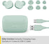 Jabra - Elite 4 Active True Wireless Noise Cancelling In-Ear Headphones - Mint