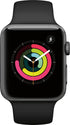 Apple Watch Series 3 GPS 42mm Space Gray Black Sport Band - MTF32LL/A