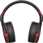Sennheiser HD 458BT Wireless Noise Cancelling Headphones (HD 458BT Exclusive) - Black/Red