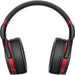 Sennheiser HD 458BT Wireless Noise Cancelling Headphones (HD 458BT Exclusive) - Black/Red