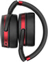 Sennheiser HD 458BT Wireless Noise Cancelling Headphones (HD 458BT Exclusive) - Black/Red