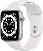 Apple Watch Series4 (GPS) 40mm Silver Alum Case & White Band - Silver -MU642LL/A