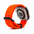 Samsung Galaxy Watch Ultra (2025) 47mm LTE - Bespoke Titanium Silver w/ Orange Marine Band