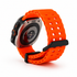 Samsung Galaxy Watch Ultra (2025) 47mm LTE - Bespoke Titanium Silver w/ Orange Marine Band