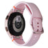 Samsung - Galaxy Watch FE Aluminum Smartwatch 40mm LTE with Pink Band - Pink Gold - (2024)
