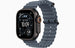 Apple Watch Ultra 3 -LTE- 49mm Black Titanium Case w/ Anchor Blue Ocean Band