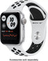 Apple - Watch Nike Series 6 (GPS + Cellular) 44mm Silver Aluminum Case with Pure Platinum/Black Nike