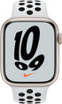 Apple - Watch Nike Series 6 (GPS + Cellular) 44mm Silver Aluminum Case with Pure Platinum/Black Nike