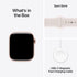 Apple Watch Series 11 (GPS + Cellular) 42mm Rose Gold Alum w/ Light Blush Sport Band M/L