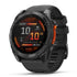 Garmin Fenix 8 51mm AMOLED Sapphire - Carbon Gray DLC Titanium w/ Black/Pebble Gray Silicone Band
