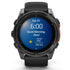 Garmin Fenix 8 51mm AMOLED Sapphire - Carbon Gray DLC Titanium w/ Black/Pebble Gray Silicone Band