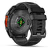 Garmin Fenix 8 51mm AMOLED Sapphire - Carbon Gray DLC Titanium w/ Black/Pebble Gray Silicone Band