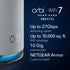 NETGEAR - Orbi 970 Series BE27000 Quad-Band Mesh Wi-Fi 7 System (3-pack) - White