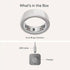 Oura Ring 4 Ceramic Smart Ring - Size 7 - Cloud (2025)