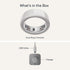 Oura Ring 4 - Smart Ring - Ceramic - Cloud - Size 6 - Health Tracker - 2025