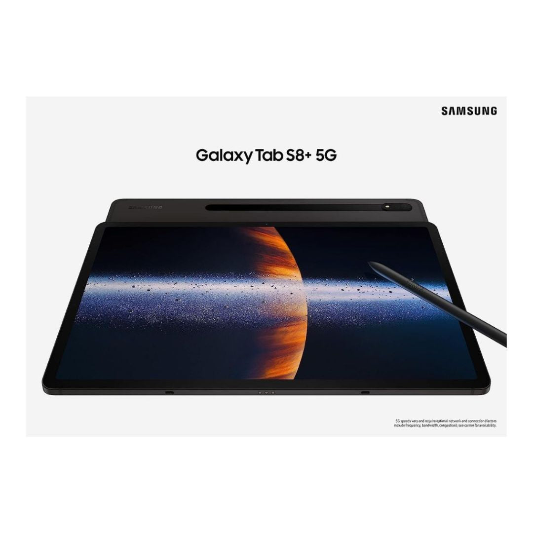 AT&T Samsung Galaxy Tab S8+ 5G - 128GB - Graphite - SM-X808UZAAATT
