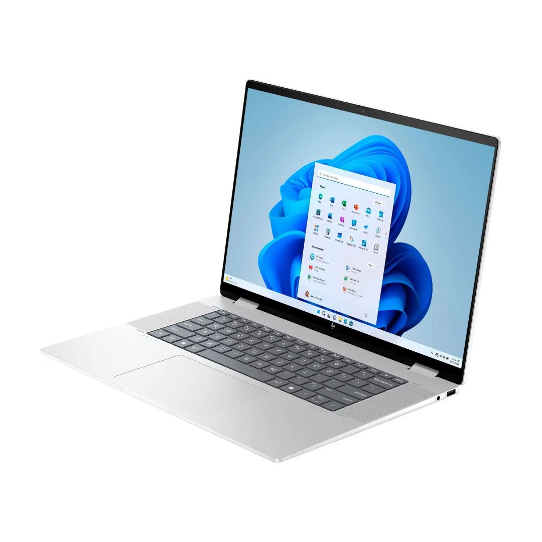 HP Envy x360 Laptop – 16" WUXGA Touch – Ultra 7 155U – 32GB RAM – 2TB SSD – Glacier Silver – 16-ac0033dx