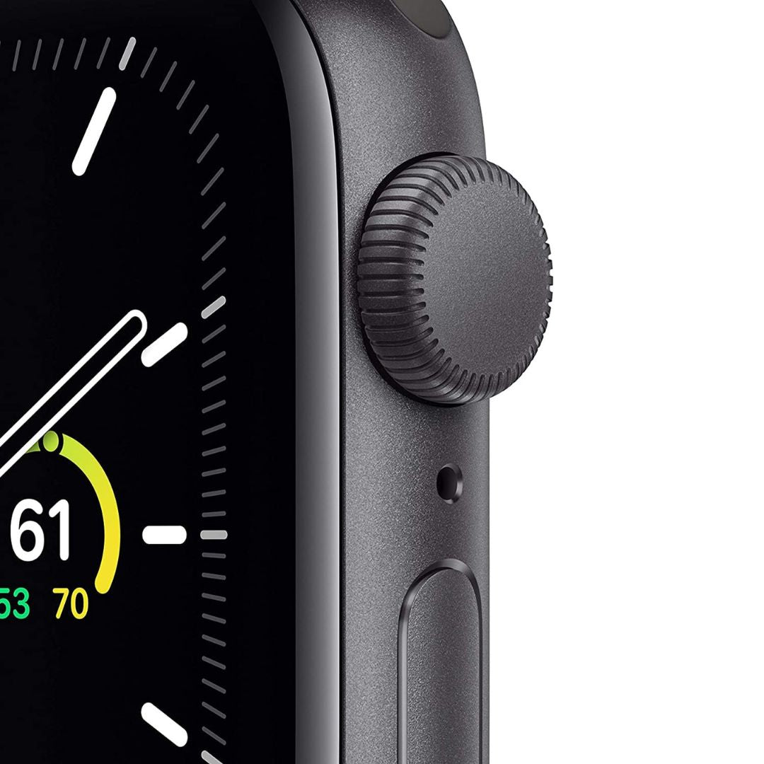 Apple Watch SE (GPS, 40mm) - Space Gray Aluminum Case with Black Sport Band - MKQ13LL/A