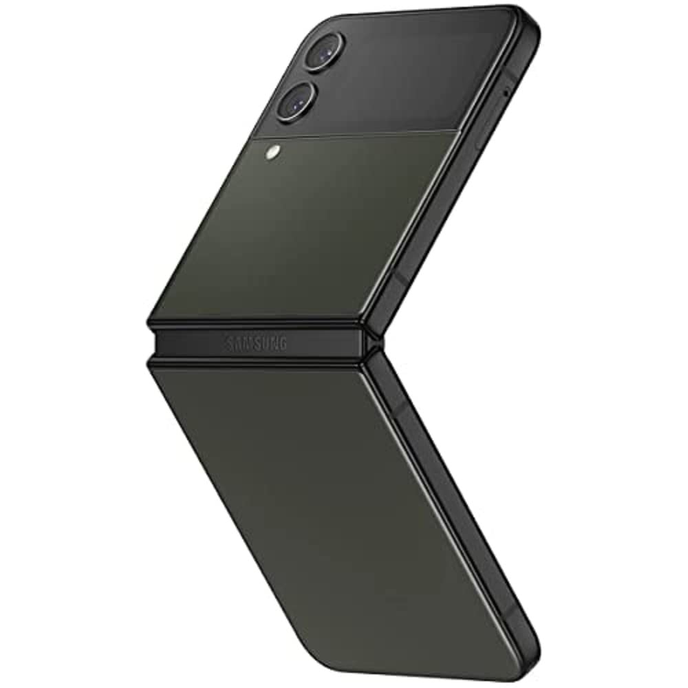 Unlocked Samsung Galaxy Z Flip4 5G Bespoke Edition - 256GB - Green/Black - SM-F721U2AEXAA